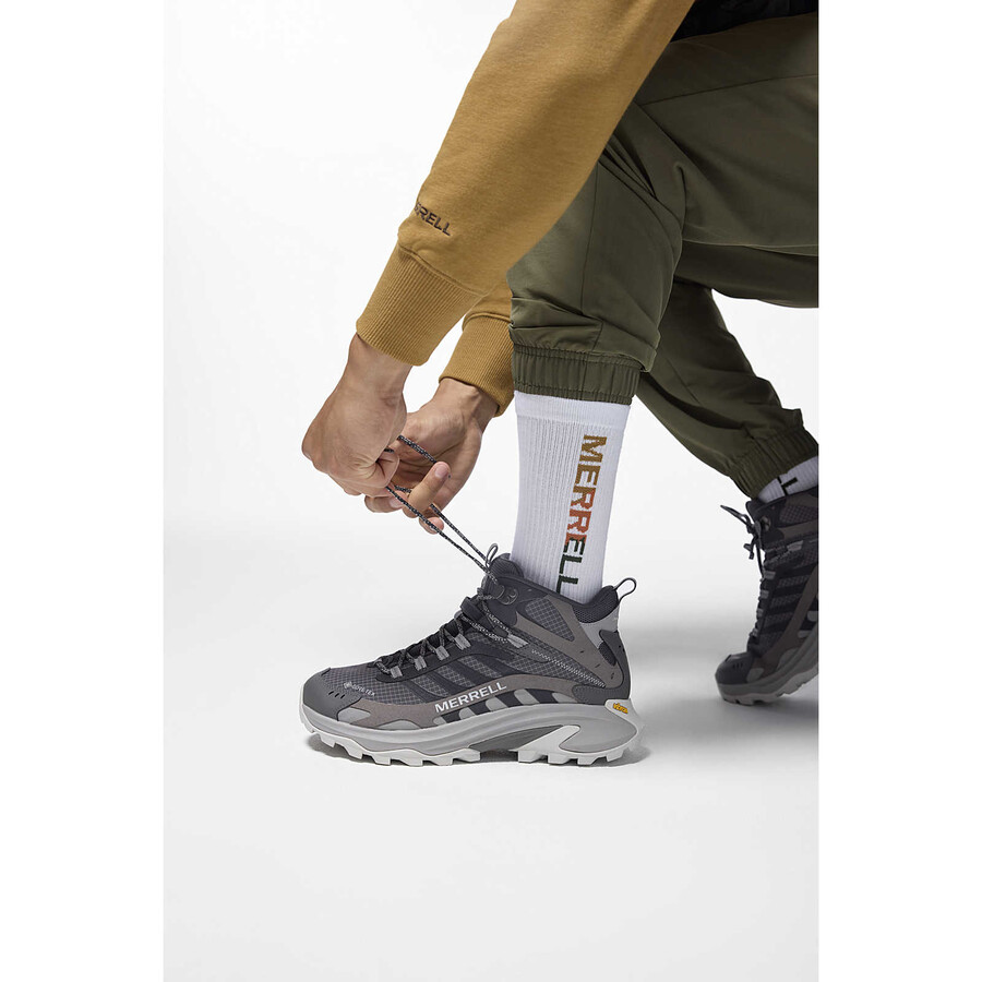 Άνδρες - moab speed 2 mid gore-tex Μπότες με Φαρδύ Πλάτος asphalt