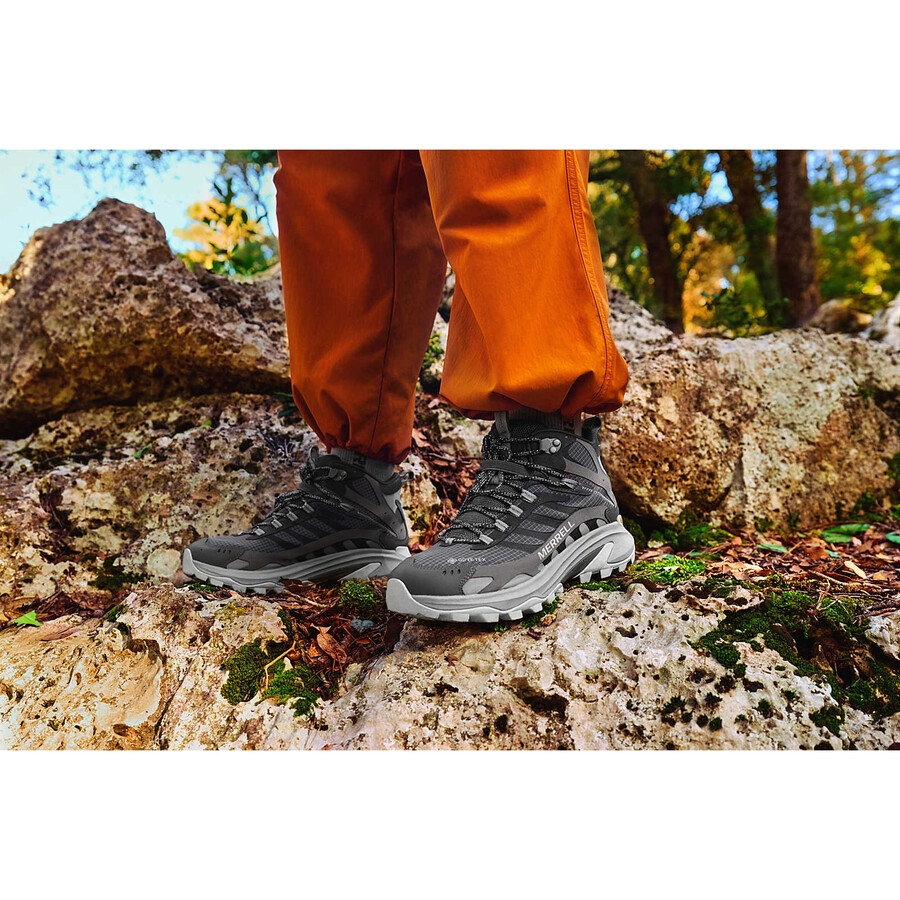 Άνδρες - moab speed 2 mid gore-tex Μπότες με Φαρδύ Πλάτος asphalt