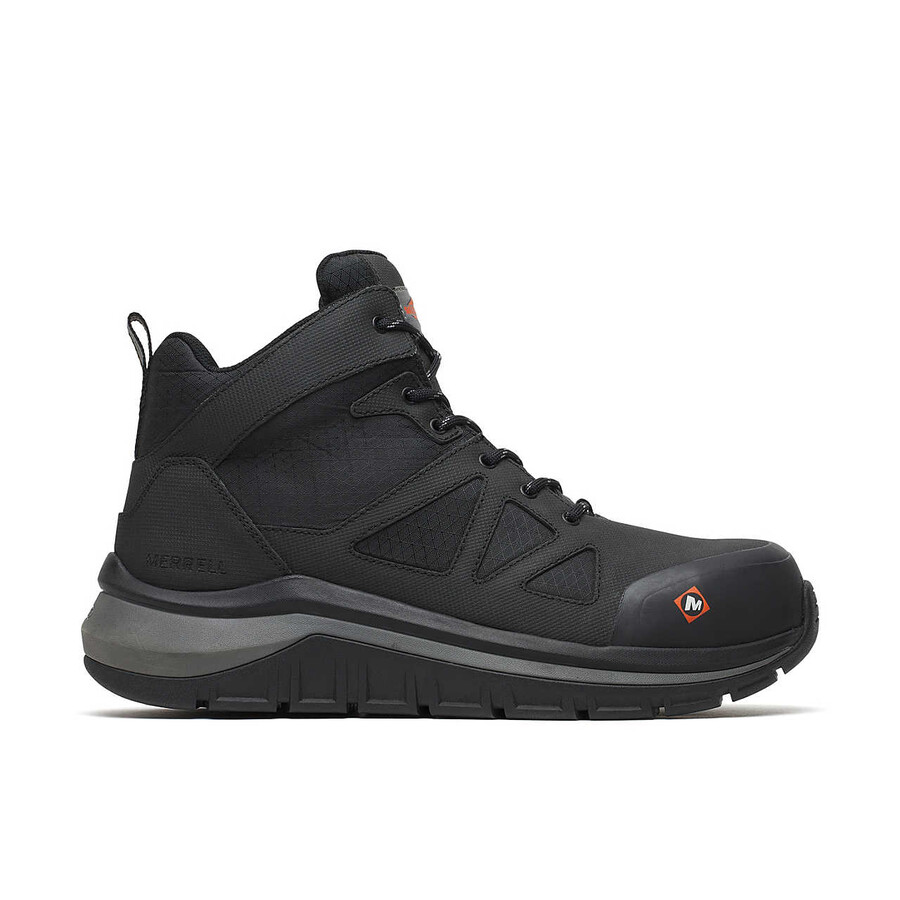 Μπότα εργασίας fullbench speed mid από ανθρακονήματα wolverine black