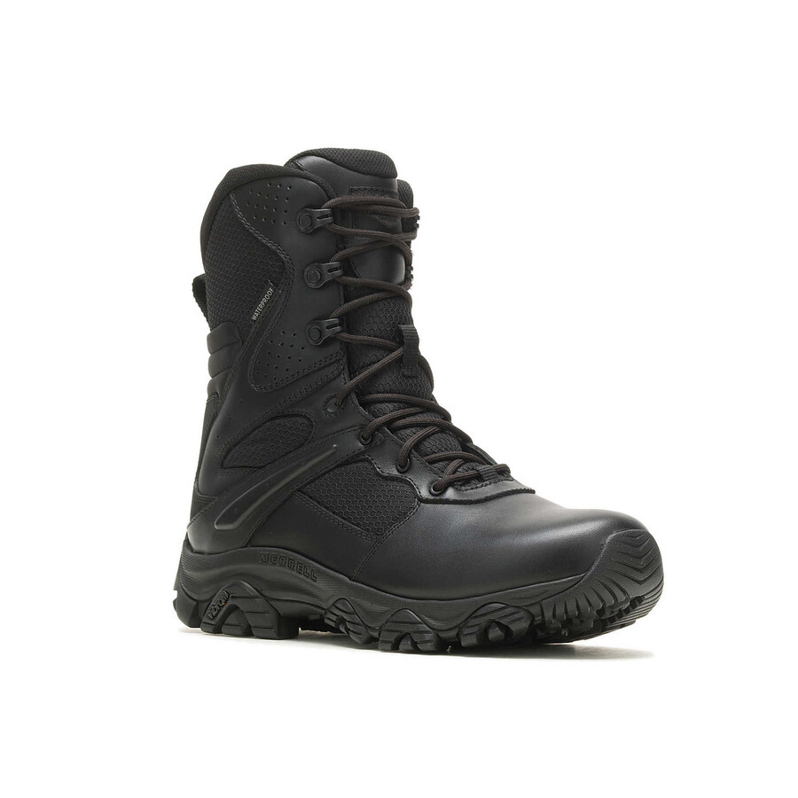 Ανδρική Αδιάβροχη Μπότα moab 3 8 tactical zip με Φερμουάρ Μαύρη