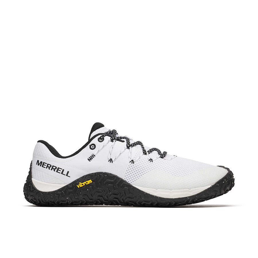 Ανδρικά παπούτσια trail glove 7 barefoot ΛευκάΜαύρα