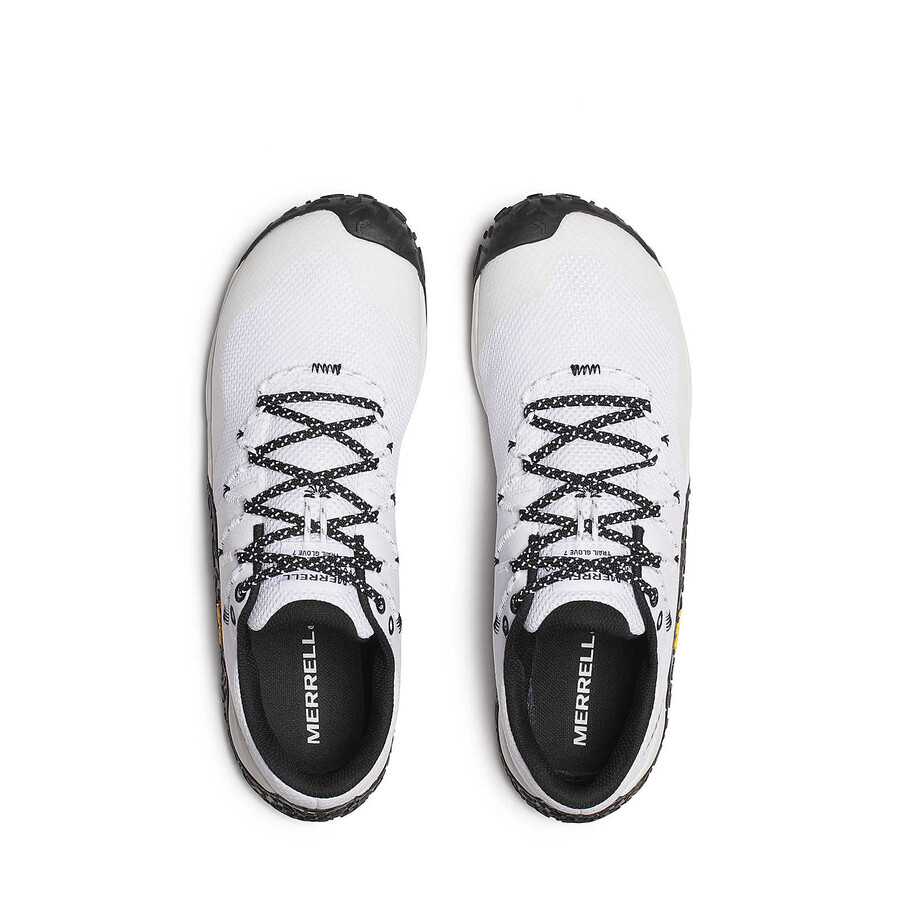Ανδρικά παπούτσια trail glove 7 barefoot ΛευκάΜαύρα