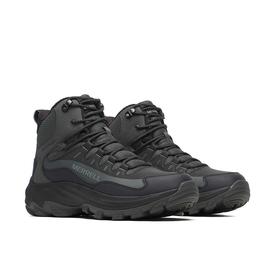 Ανδρικά χειμερινά μποτάκια πεζοπορίας thermo chill 2 mid αδιάβροχα μαύρα