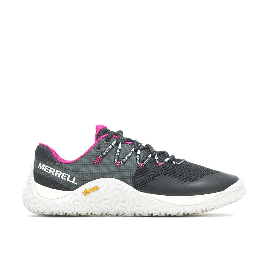 Γυναικεία παπούτσια trail glove 7 barefoot μαύραλευκά