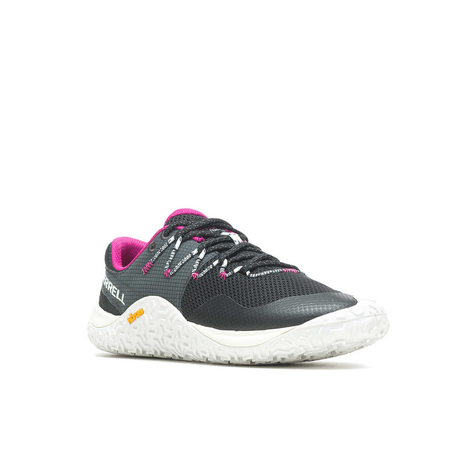 Γυναικεία παπούτσια trail glove 7 barefoot μαύραλευκά