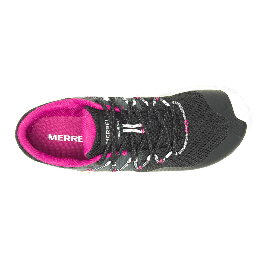 Γυναικεία παπούτσια trail glove 7 barefoot μαύραλευκά
