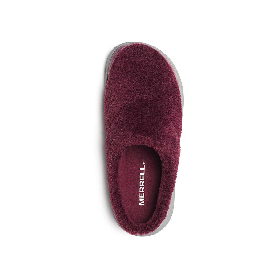 Γυναικεία Παντόφλα hut moc 2 cozy casual slip ons Σκούρο Κεράσι