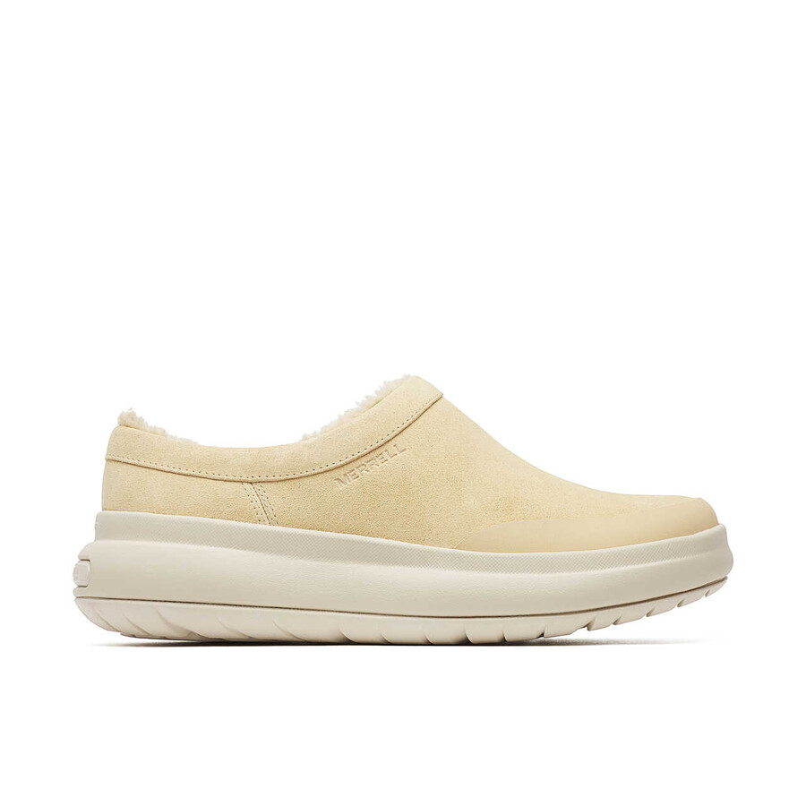 Γυναικεία marquette thermo mule Χειμερινά casual slip ons latte