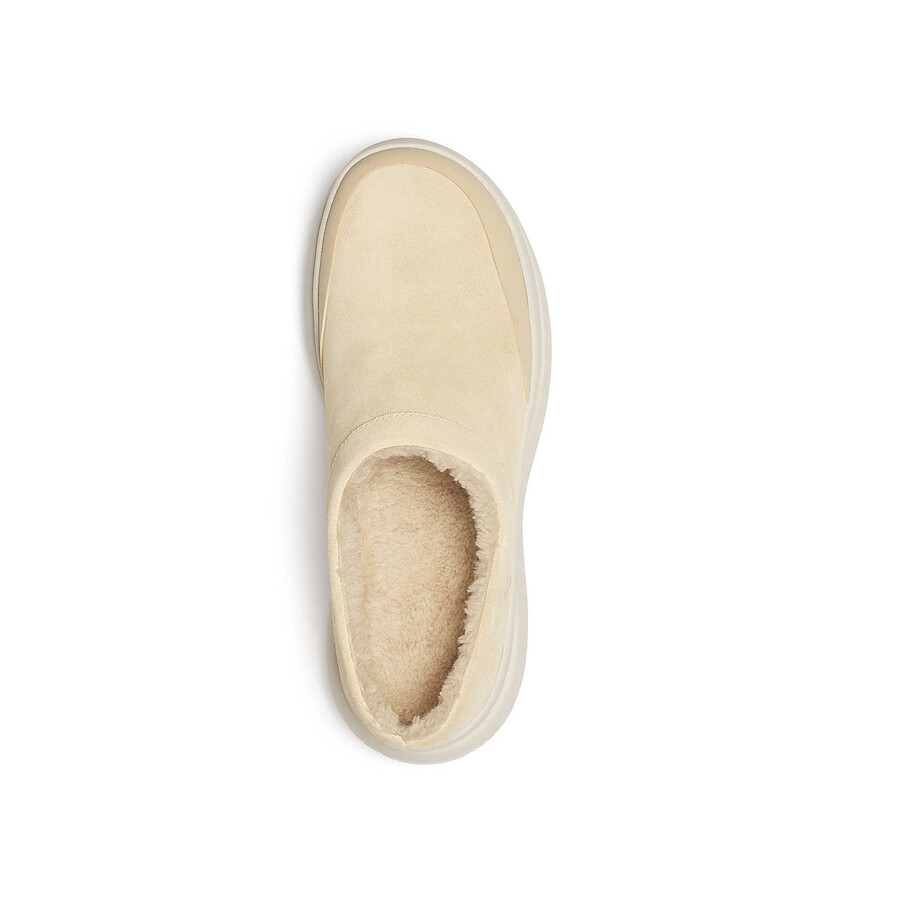 Γυναικεία marquette thermo mule Χειμερινά casual slip ons latte