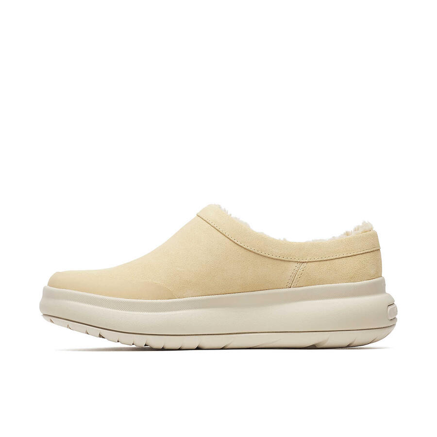 Γυναικεία marquette thermo mule Χειμερινά casual slip ons latte