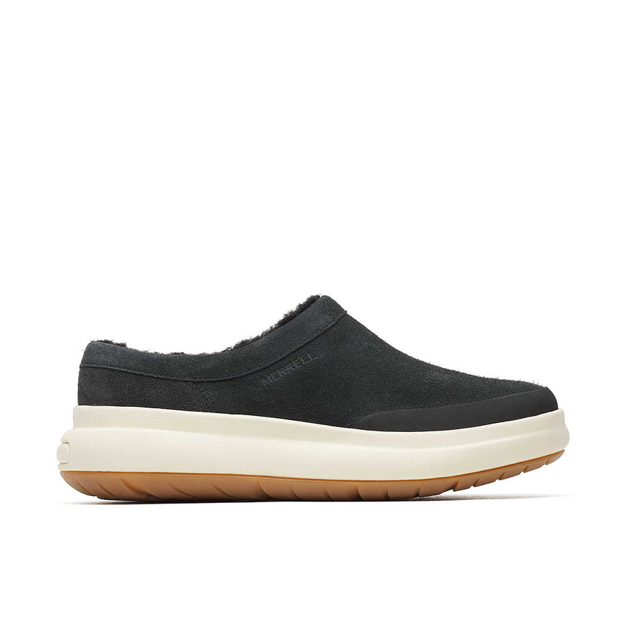 Γυναικεία marquette thermo mule Χειμερινά casual slip ons Μαύρα
