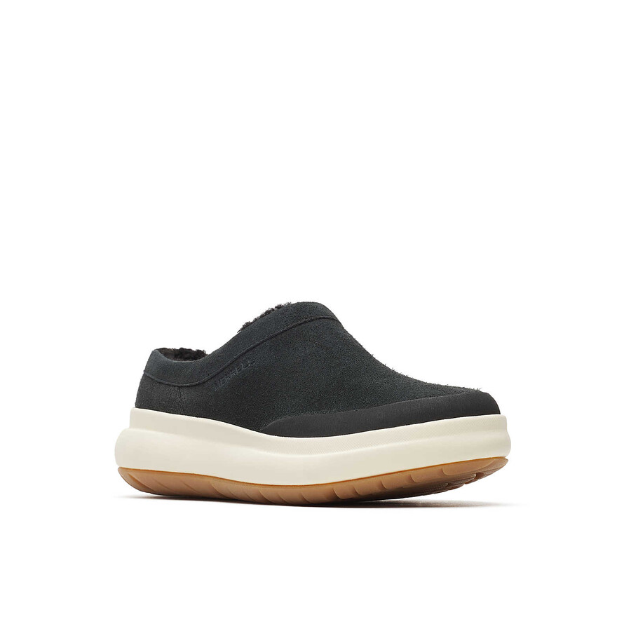 Γυναικεία marquette thermo mule Χειμερινά casual slip ons Μαύρα